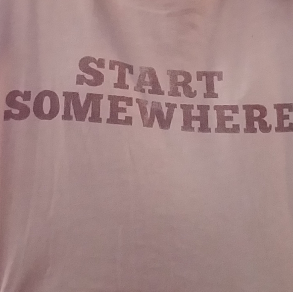 start somewhere tee - Picture 2 of 2